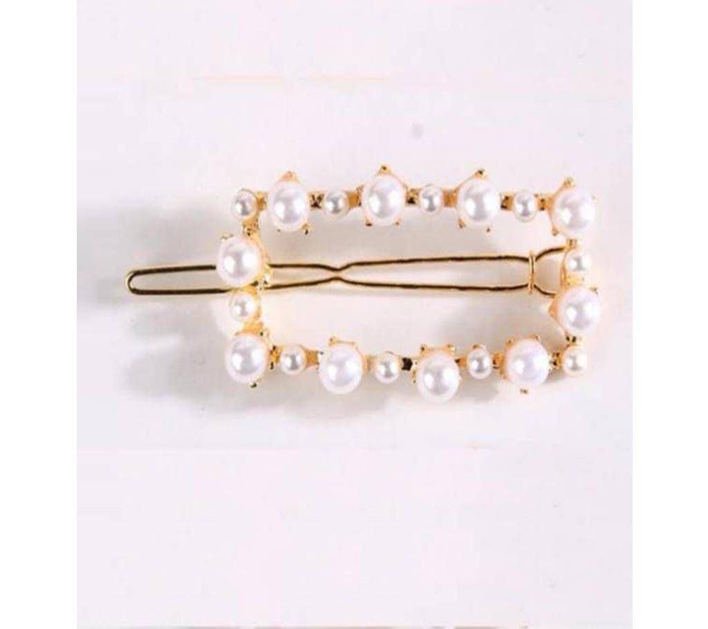 Geometric Hairpin Imitation Pearl Hairpin Hair Accessories for Women