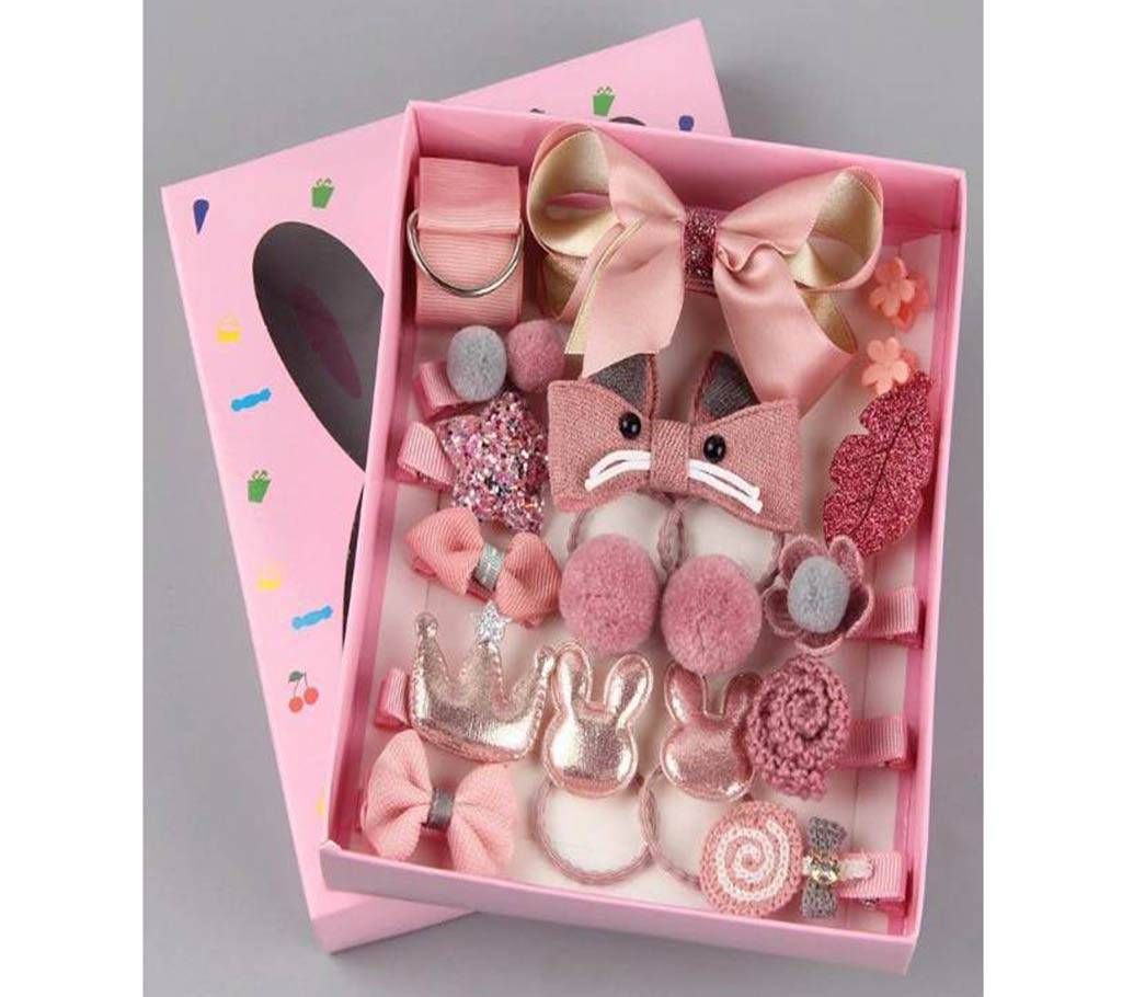 18pcs Cute children cartoon girl Hair clips Set