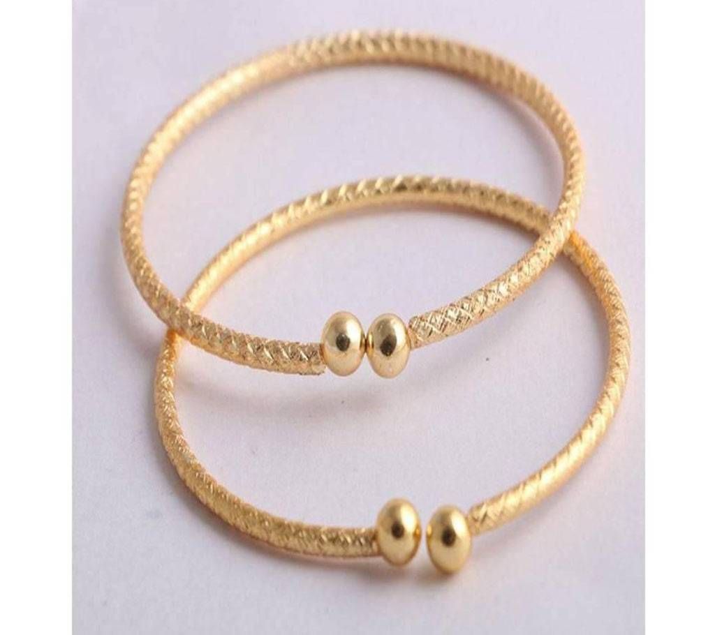 22K Gold Plated Stone Setting Ladies Churi (100% Color Guarantee)