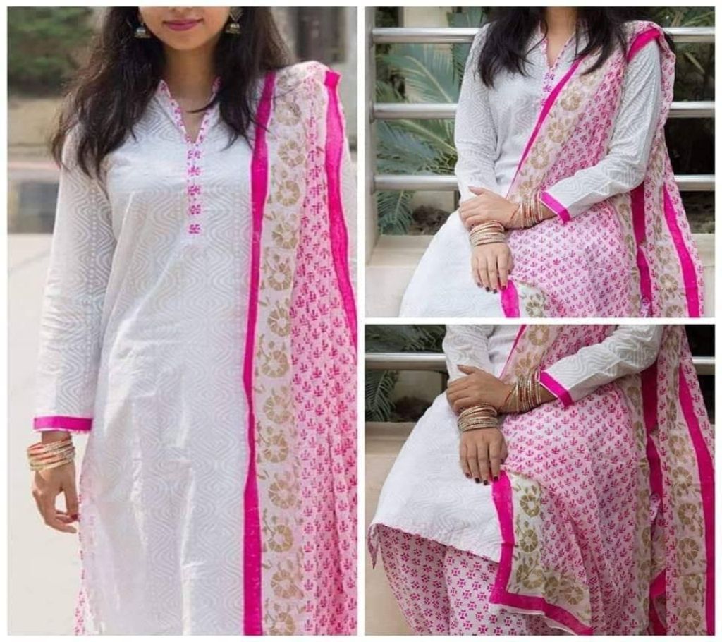 Block Print Cotton Four Piece 111
