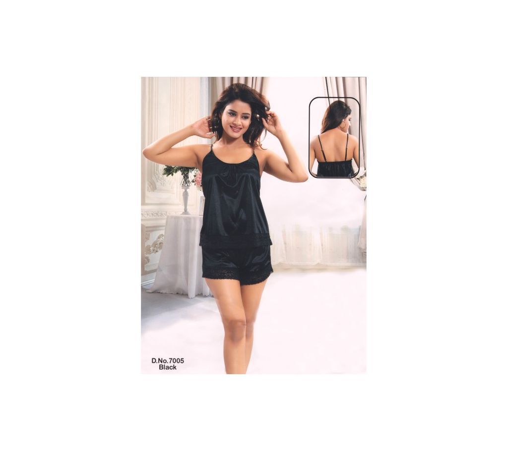 Two Part Nighty-7005 Black