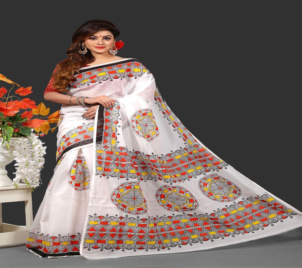 Silk Butics Saree for Woman 