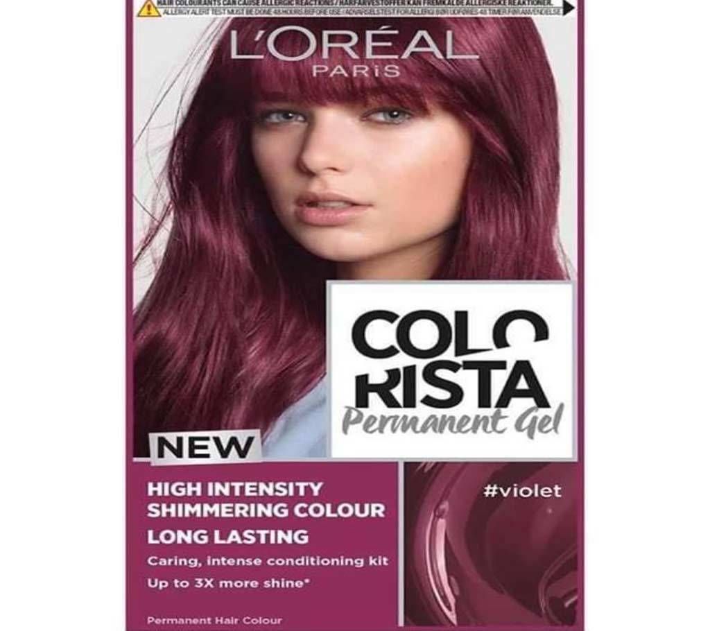  LOreal paris Colorista Permanent gel violet- 8.22 Oz-France
