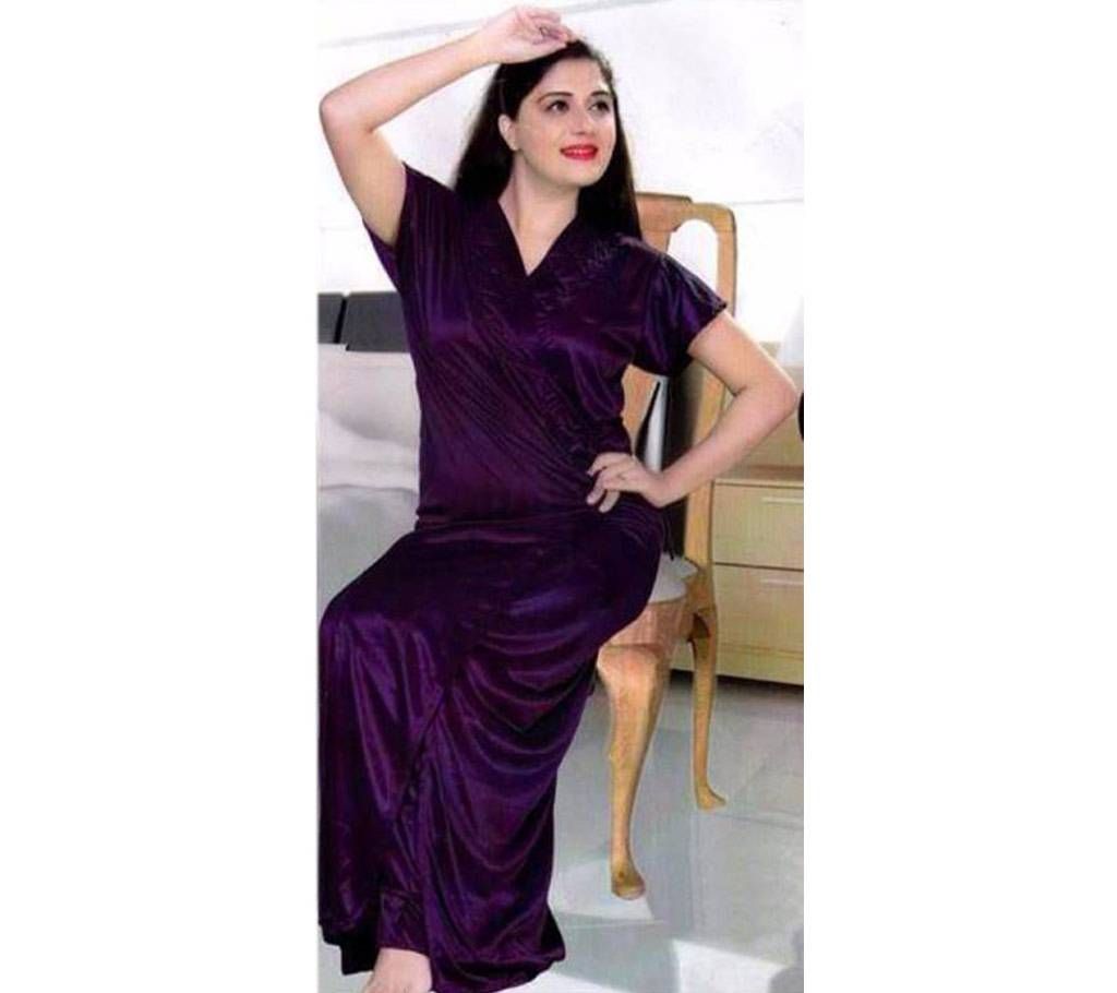 Indian Ladies 2 part Satin Nighty 