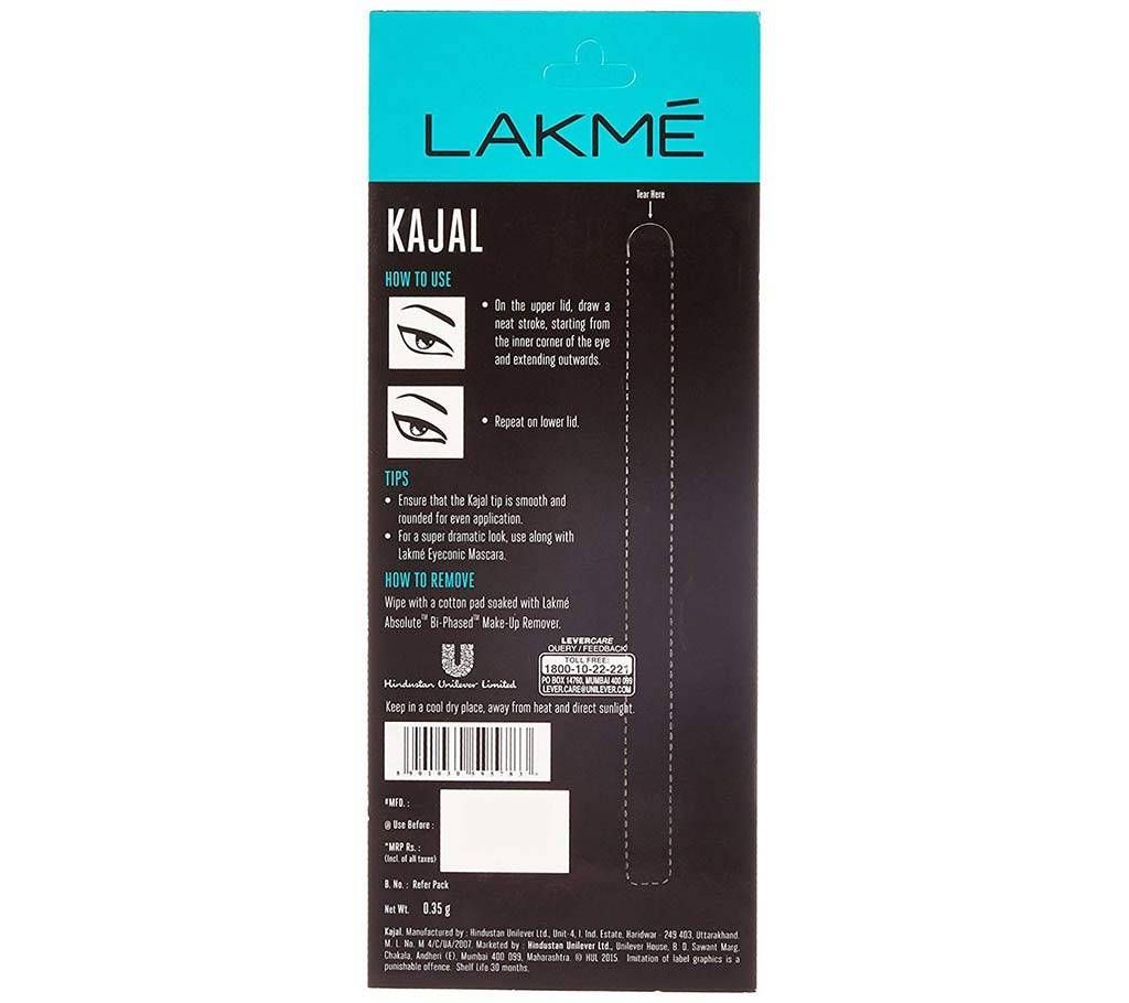 Lakme Eyeconic Kajal (Deep Black) - 0.35 g