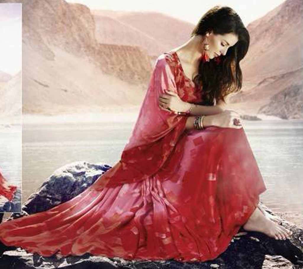 Crepe silk sharee