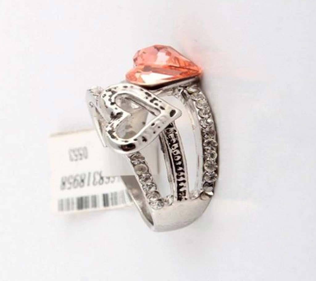 Double Heart Finger Ring