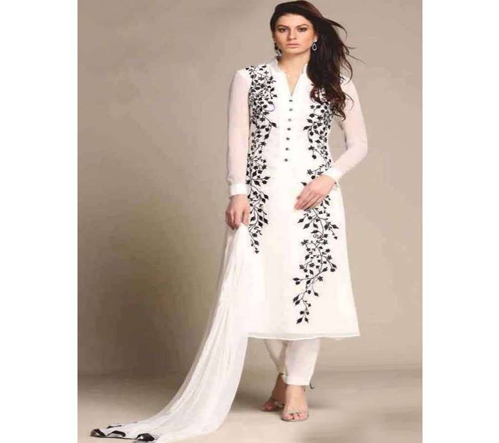 China Linen Hand Embroidered Salwar kameez - Copy