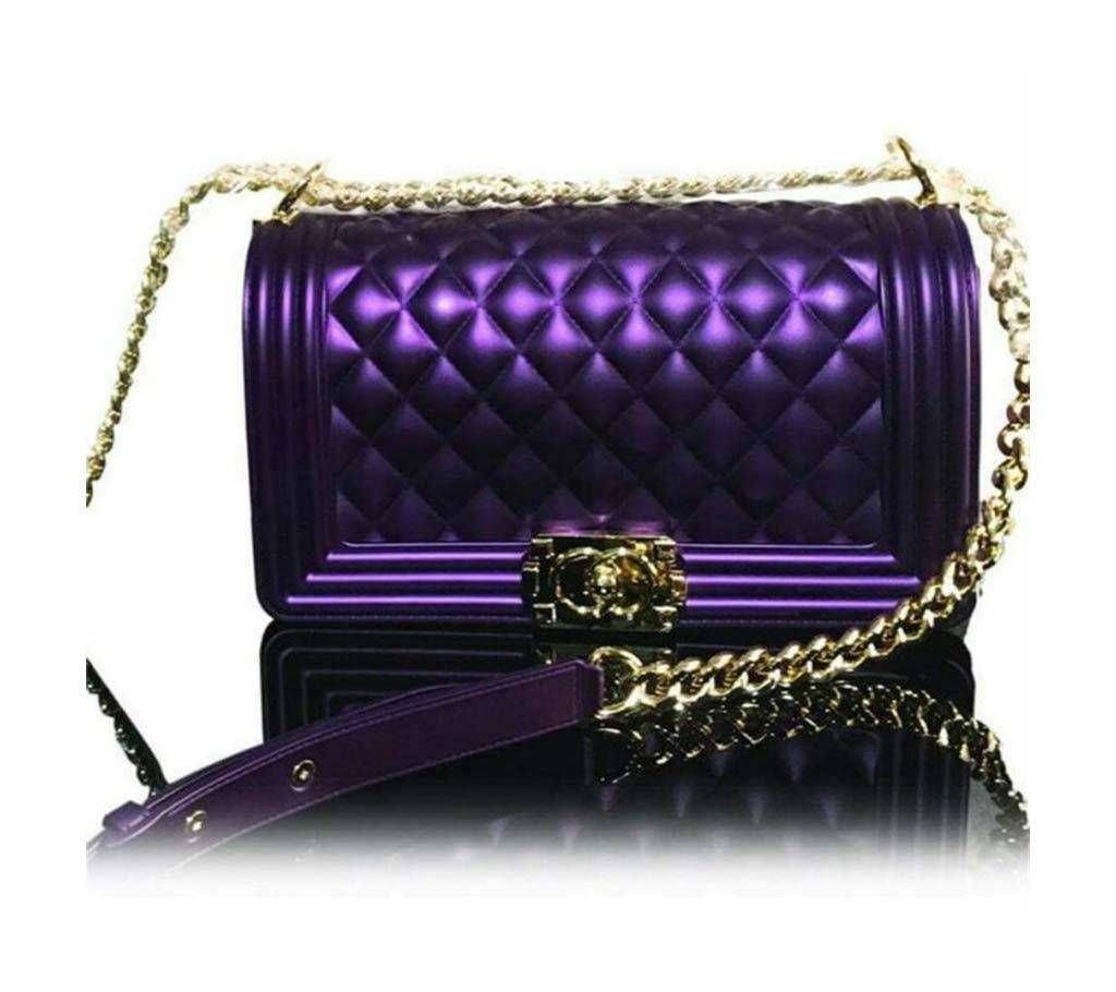 Shining Purple Ladies Bag 