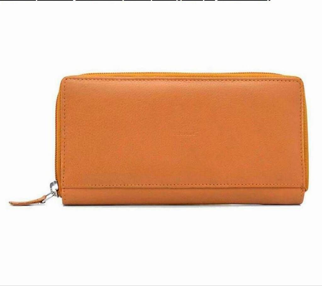 Ladies Leather Wallet - Brown