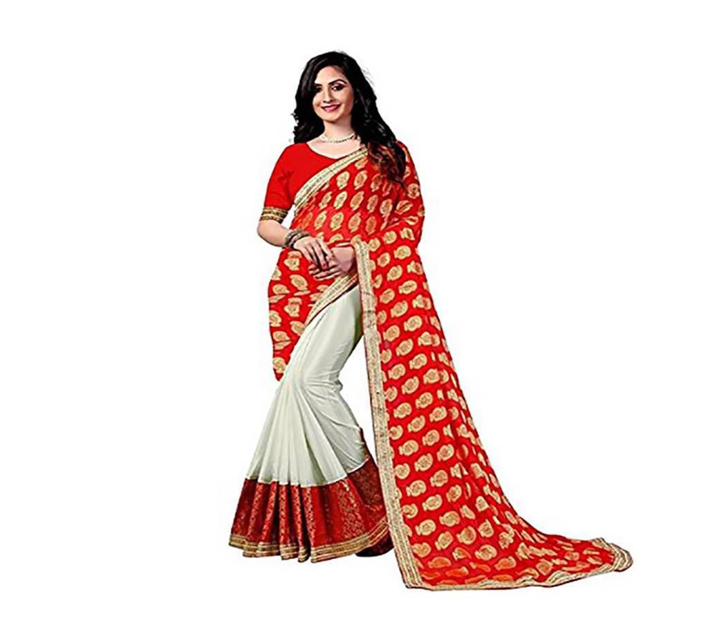 Chiffon Saree with Blouse Piece 