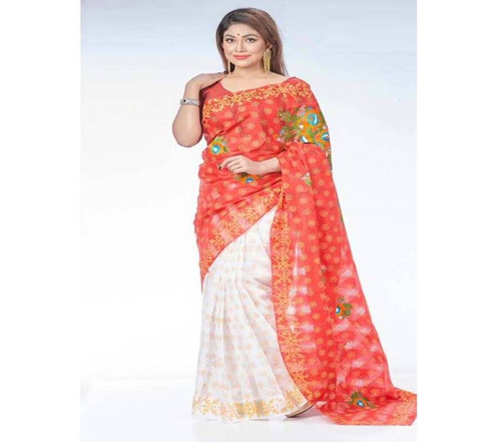 Bhaishaki Silk Applique Saree 