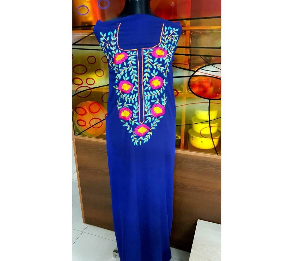 Georgette Embroidery work Unstitched 1 piece kamiz