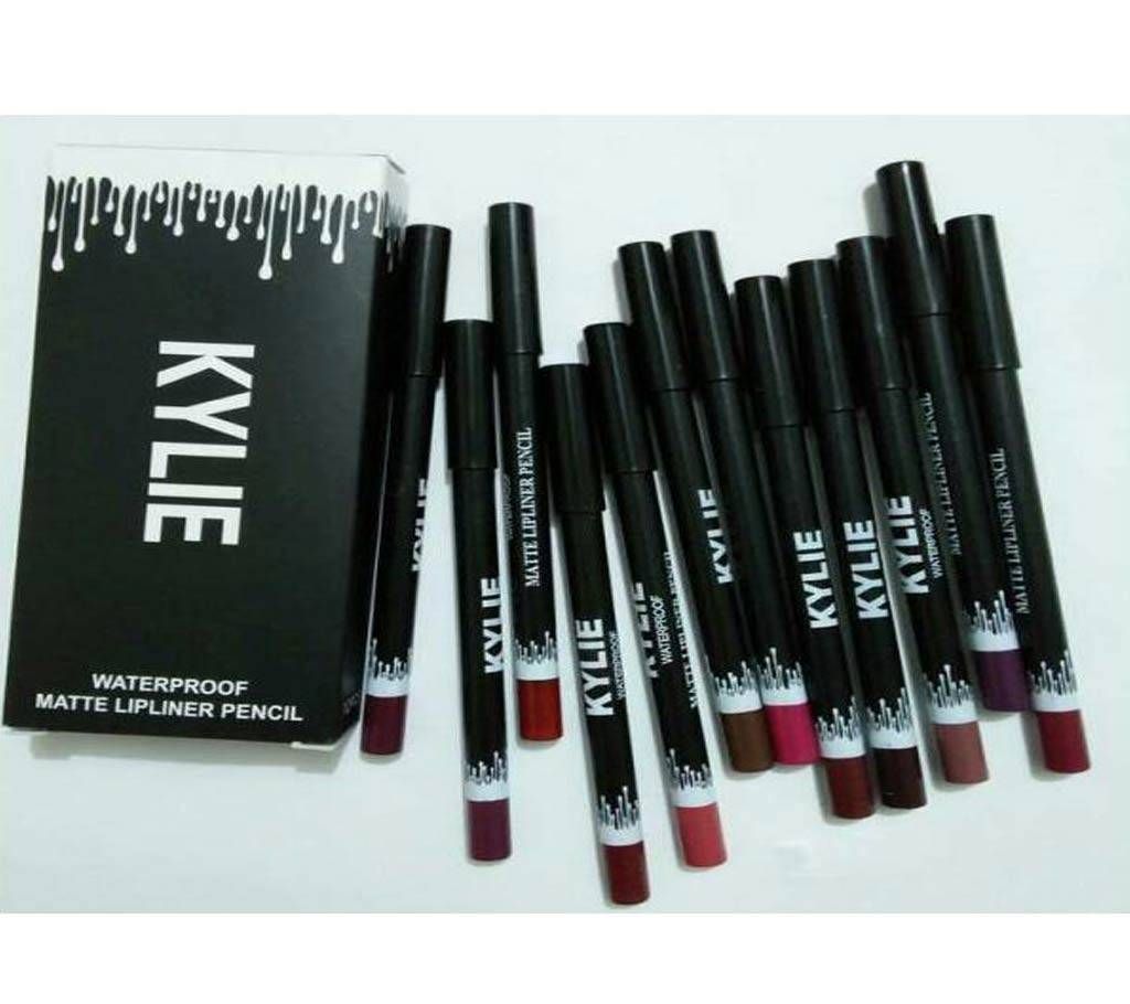 Kylie Pencil Lip Liner Set - 12 Pieces USA
