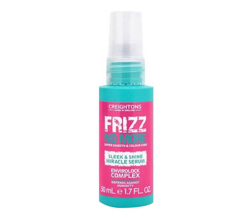 Frizz no more sleek and shine Hair serum 50ml UK
