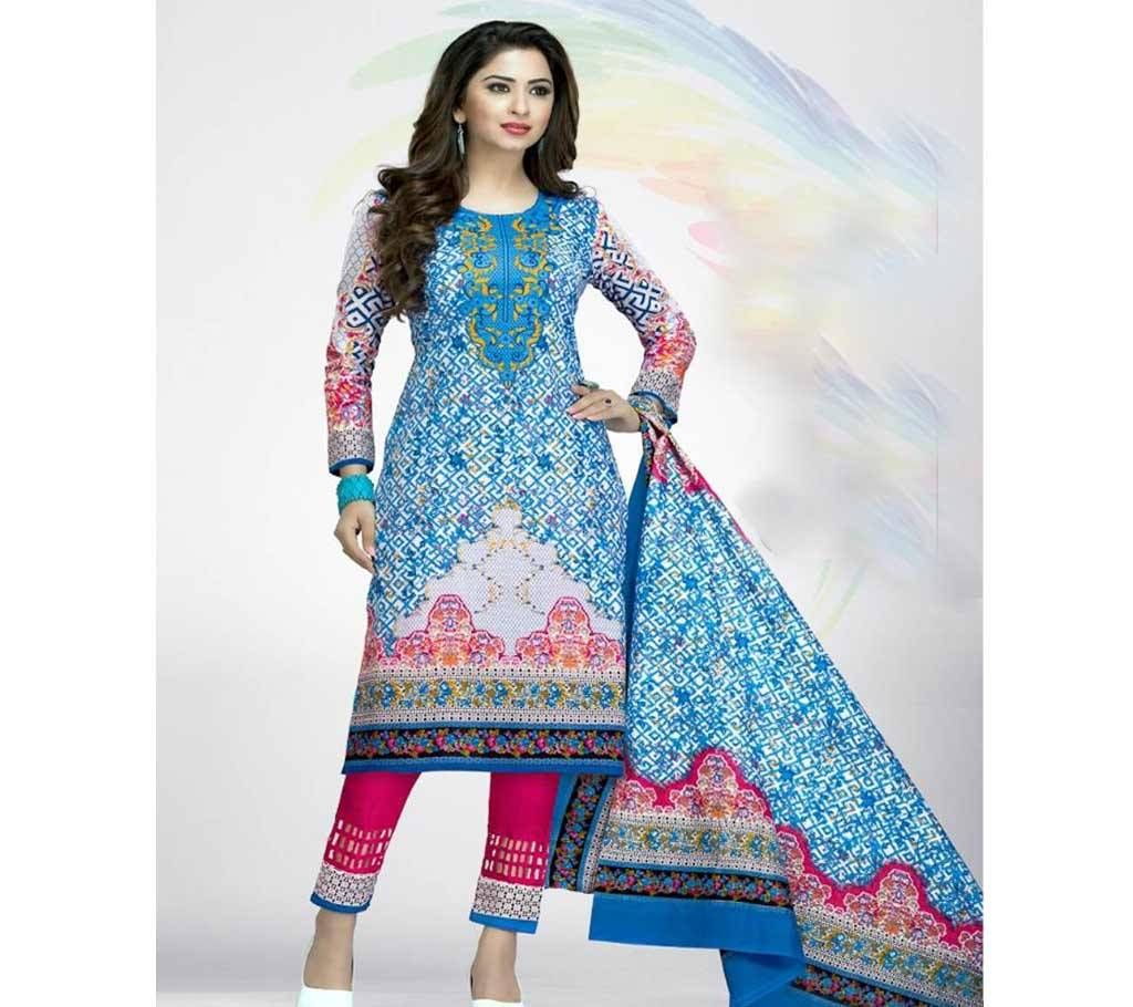 Indian Cotton Unstitched Salwar Kameez