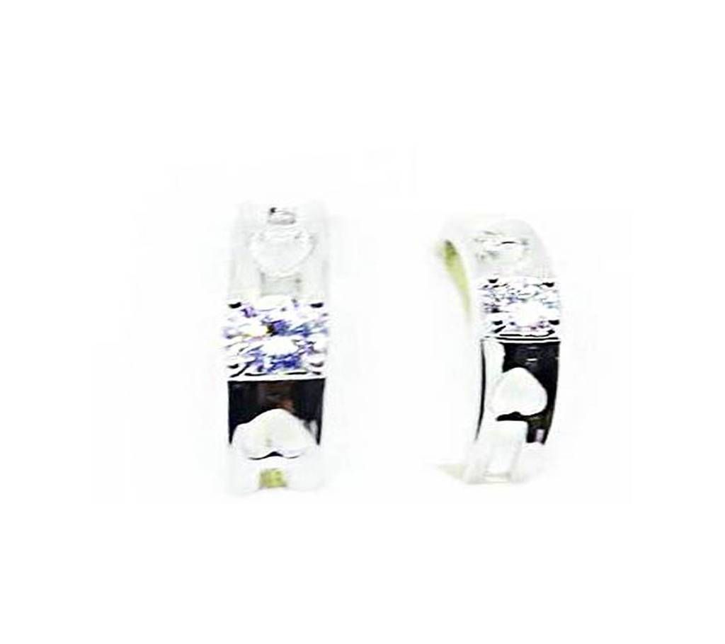 Exclusive White Stone Couple Finger Ring - EC02