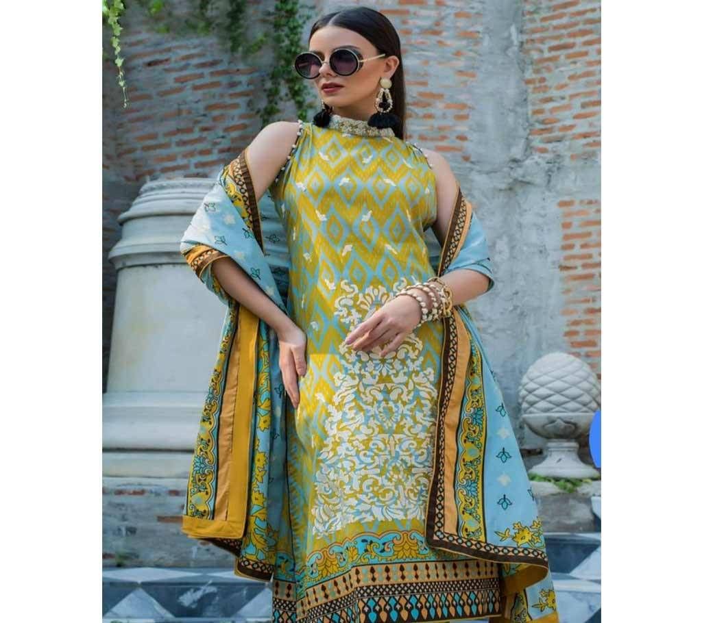 Lsm Summerina Lawn 2018|Tribal Array|SE 7B - Awwal Boutique