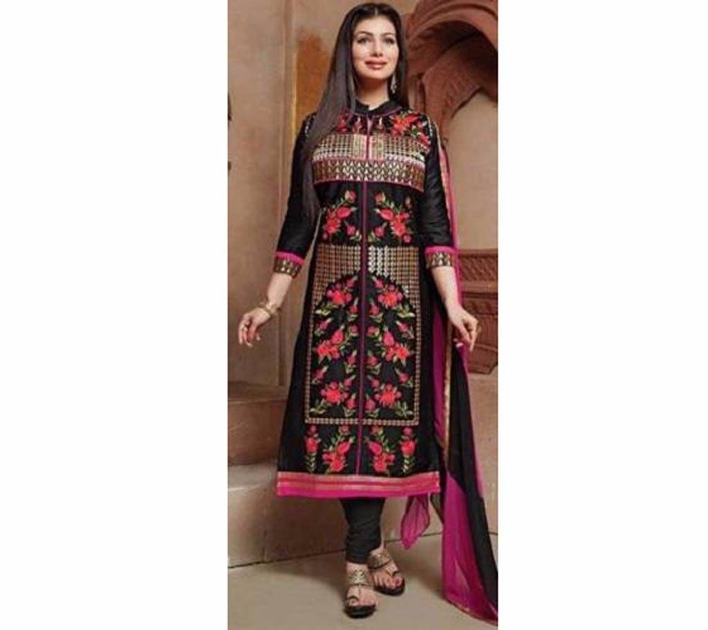 Stitched Block Printed Cotton Three-pcs (Copy)