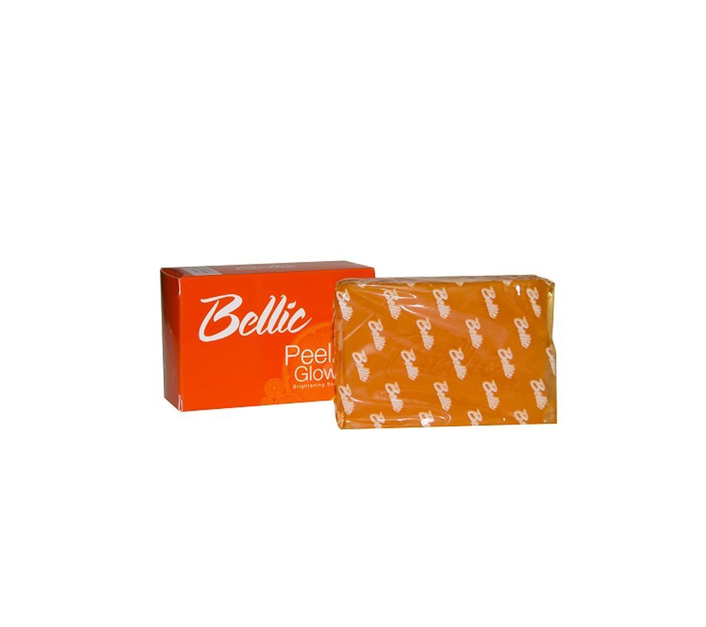 Bellic Peel and Glow Brightening Soap- Kojic Acid Leaves Skin Rejuvenated and Glowing  - Japan