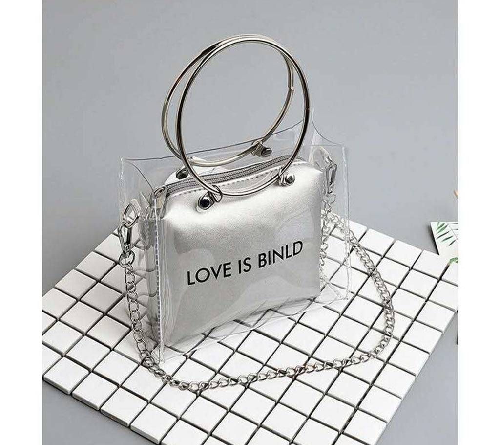 Transparent Waterproof Hand Bag For Women