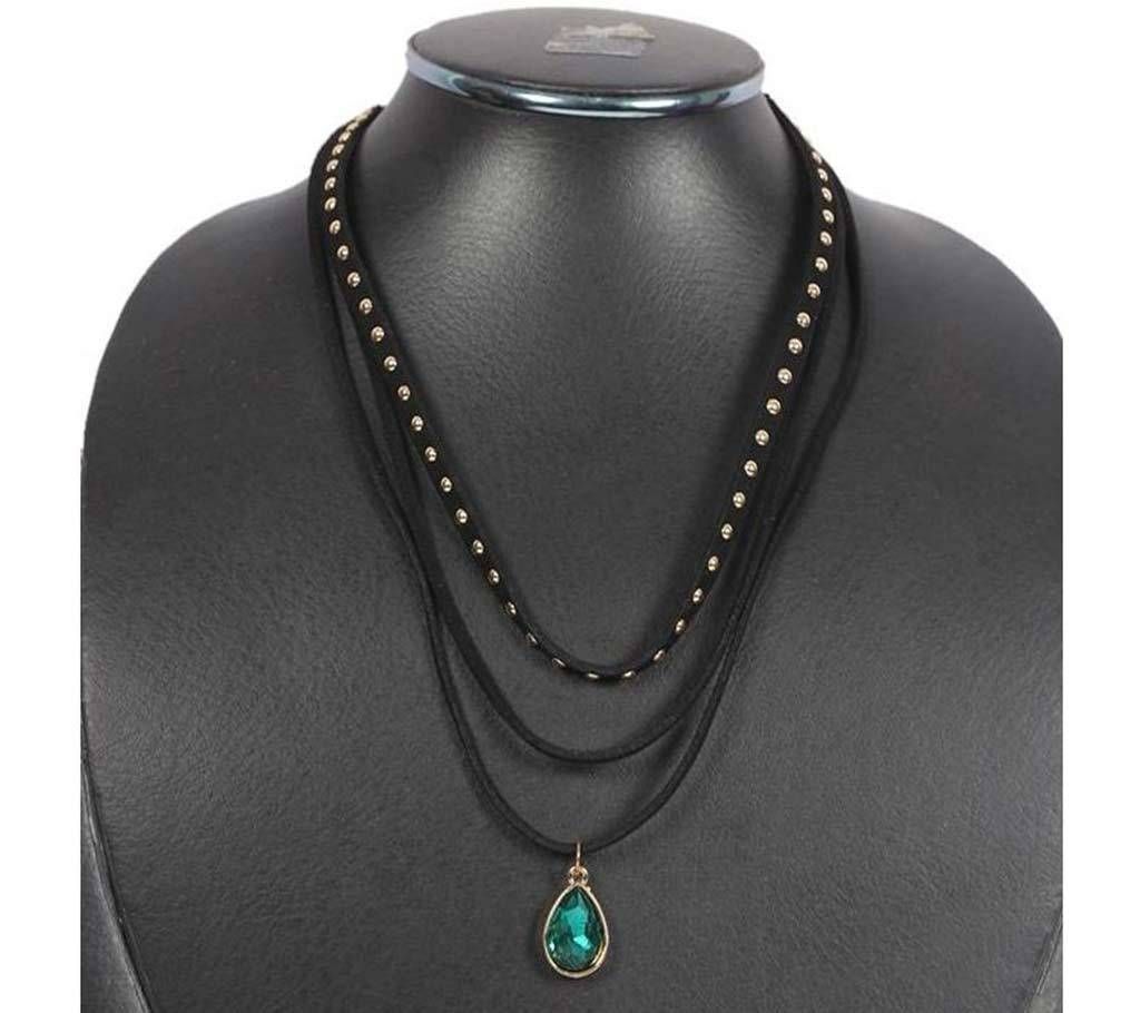 Black Rhinestone Chokers for Women