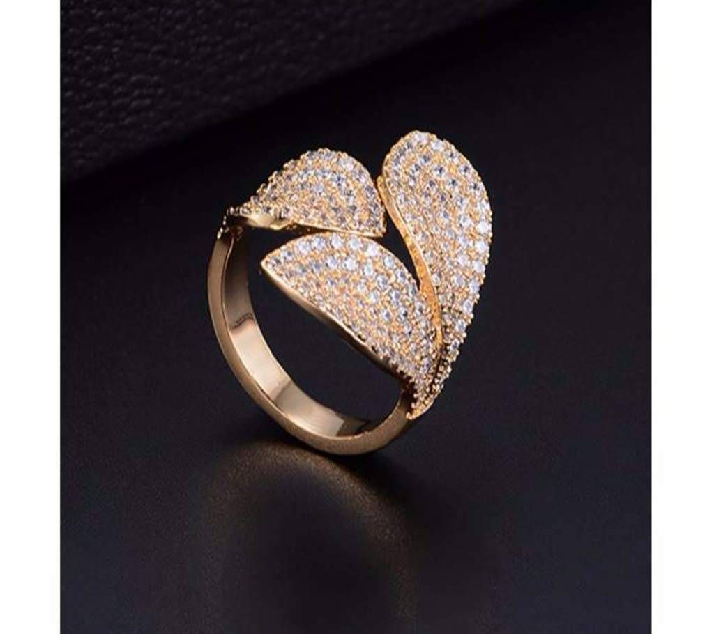 Adjustable Cubic Zirconia Ring For Women