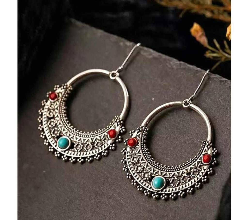 Jhumka Waterdrop Tassel Earrings