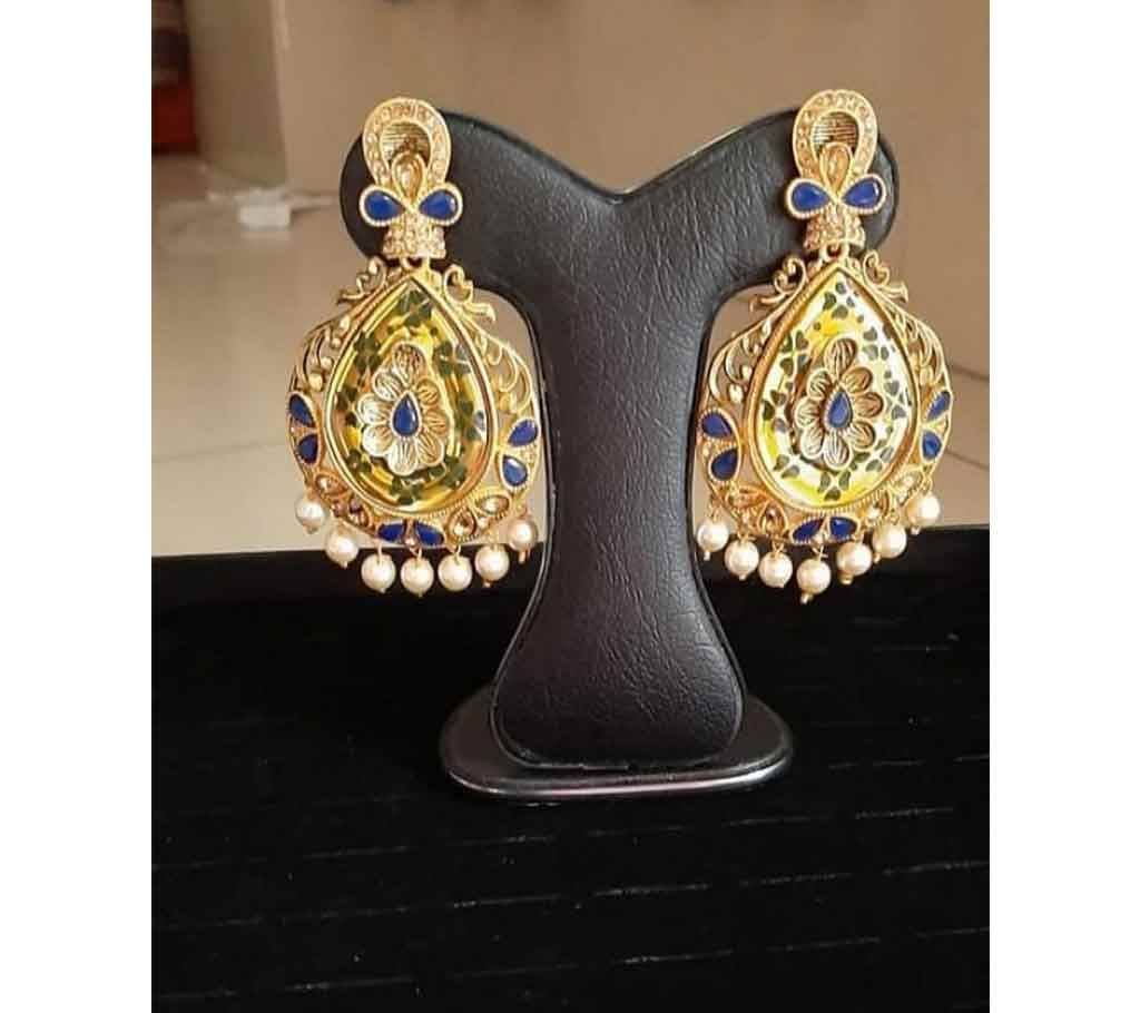 Meenakari Indian Ear Ring 