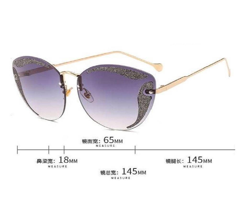 High Fashion Sunglasses with Glitter border 2020