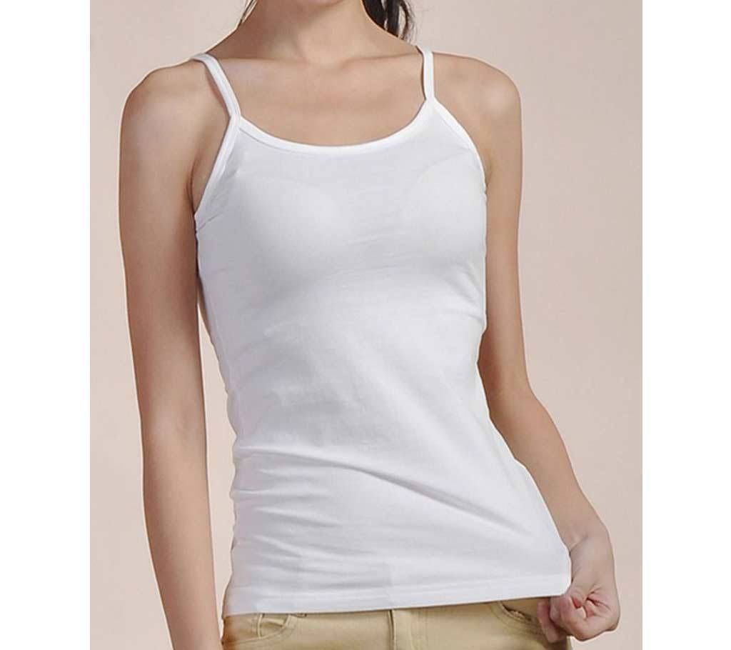Ladies Cami Dress -White