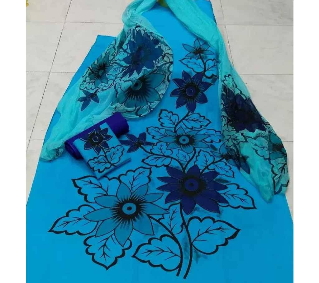 Unstitched Cotton 3Pcs T32