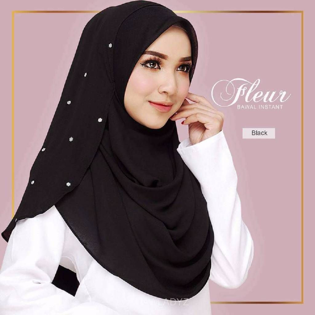 Instant two face hijab