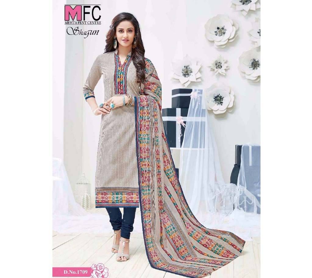 MFC SHAGUN Unstitched Lawn Three piece (1709)