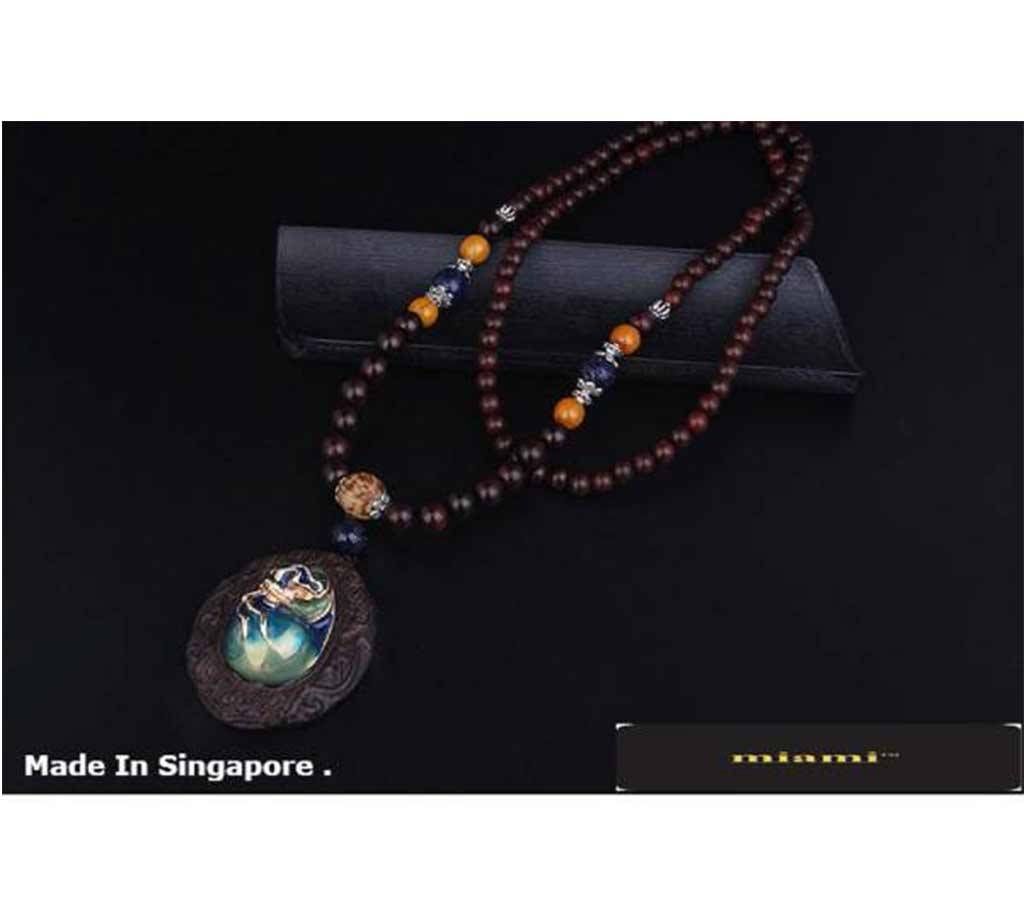 Black Rosewood Dragon Pendant