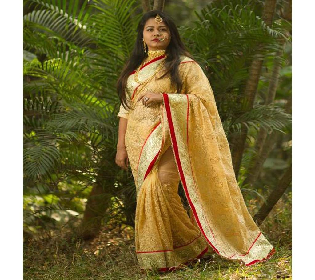 Exclusive Designer Cotton Sharee