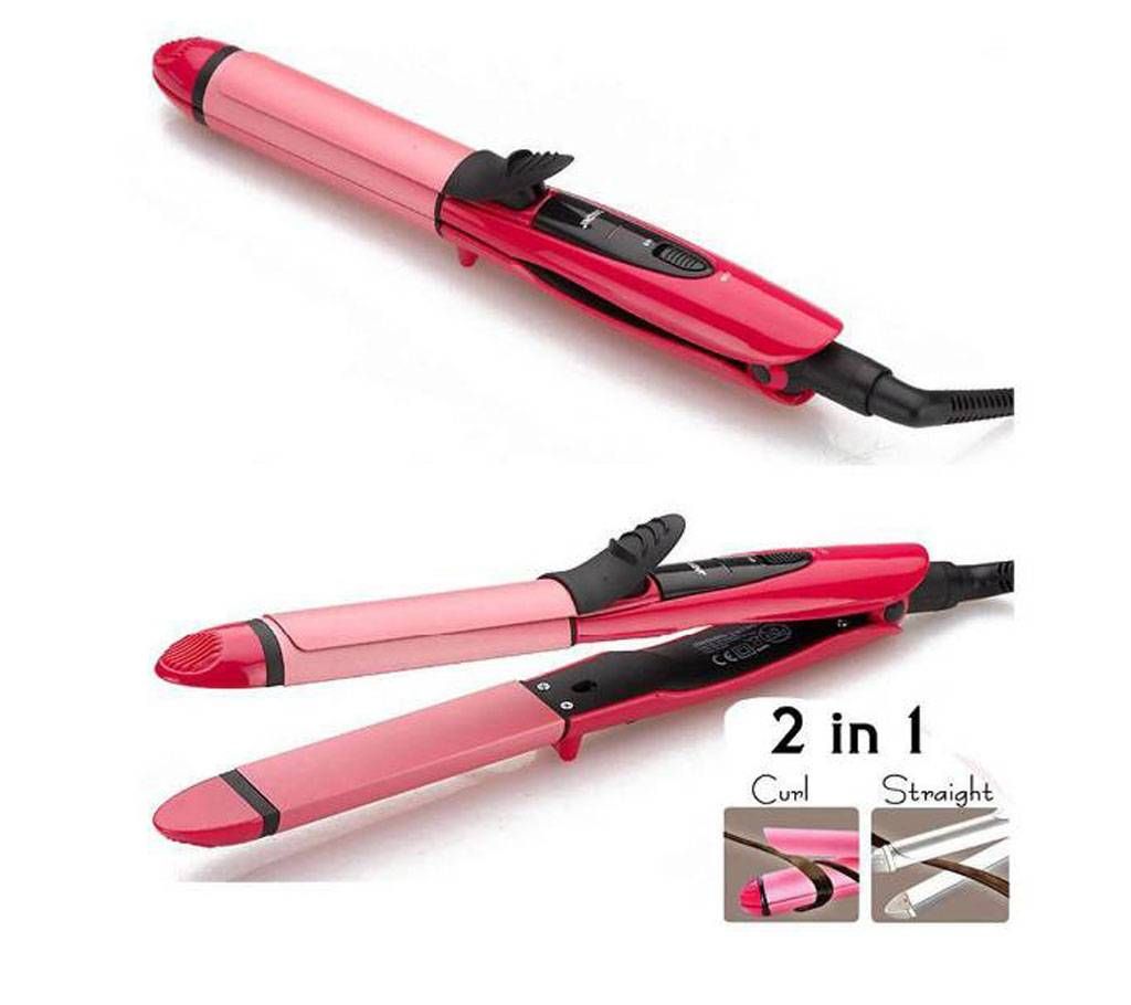 Nova 2 in 1 straightener and curler