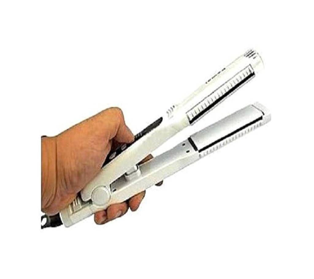 KM-1273 Digital Hair Straightener -White
