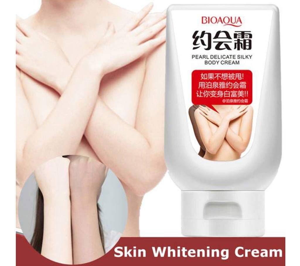 Pearl Delicate Silky Body Whitening Cream 180ml - China