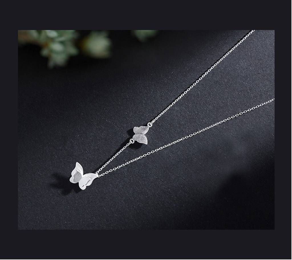 Ladies White Gold Plated Pendant 
