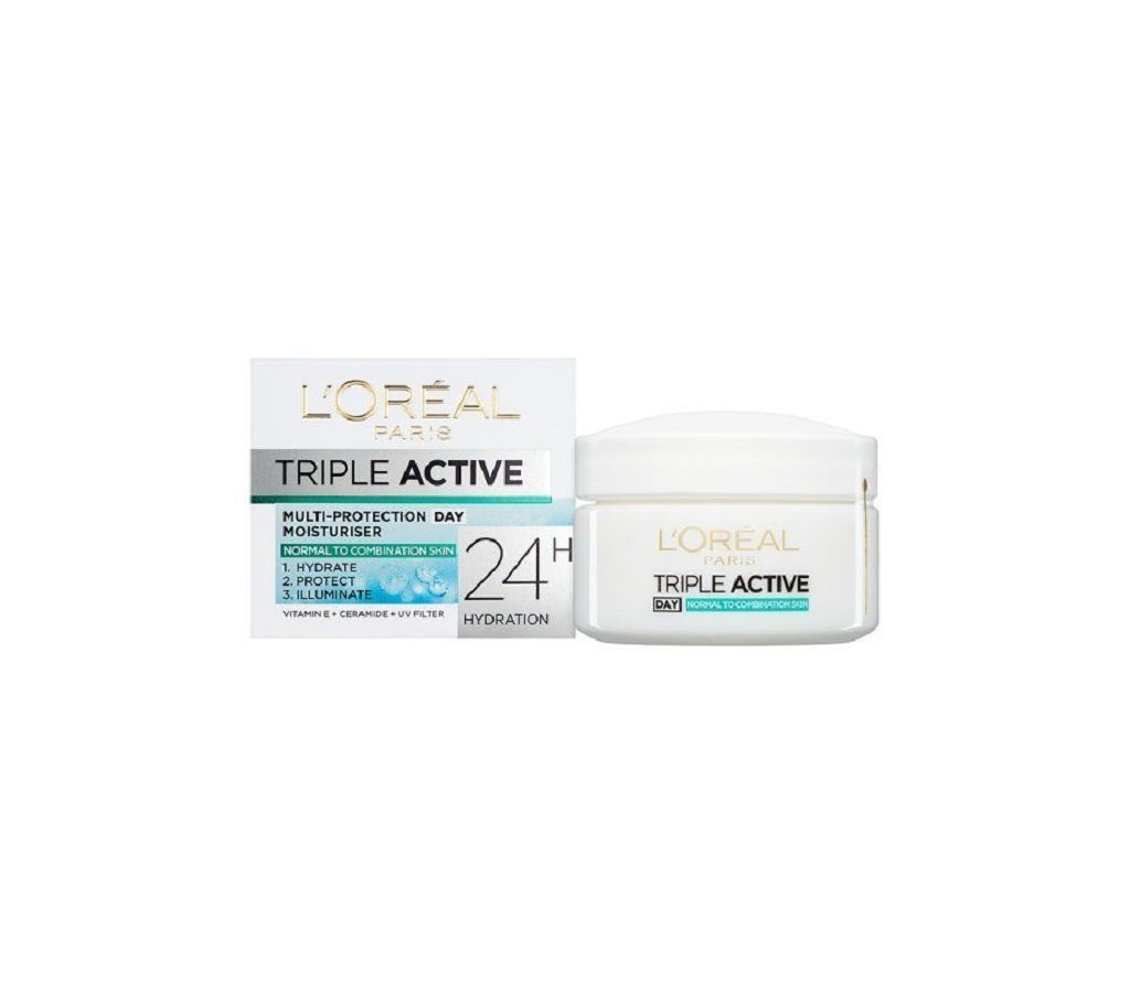 L`OREAL PARIS Triple Active multi-protection Mosituriser Normal-combination skin 24H (Germany) DAY