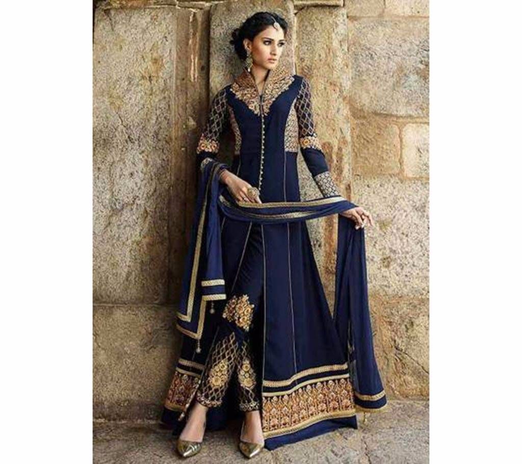 Indian Anarkali Semi Stitched Georgette Three-Piece Copy
