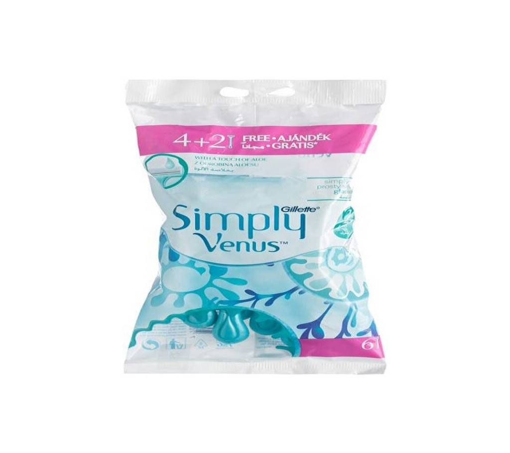 GILLETTE SIMPLY VENUS DISPOSABLE RAZORS রেজোর UK