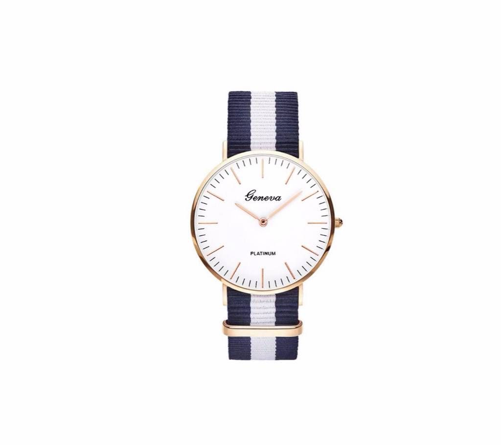 Nylon strap Style Quartz Watch