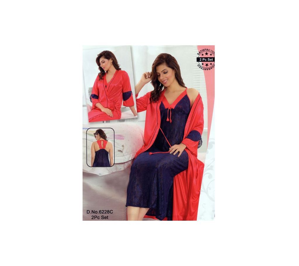 Fashionable Two Part Nighty-6228 C