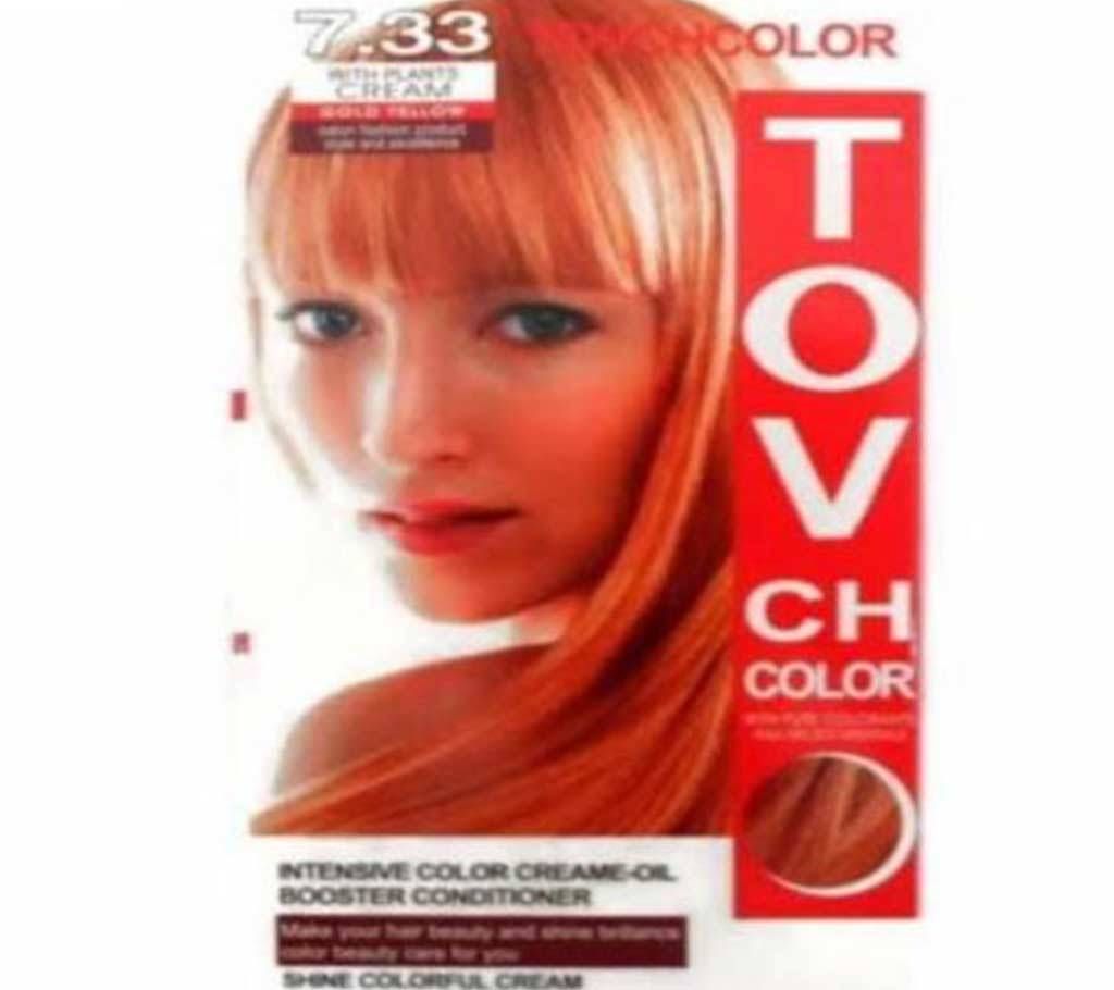 TOV Hair Color For Men And Women-. Shades 7.33-60gm-China