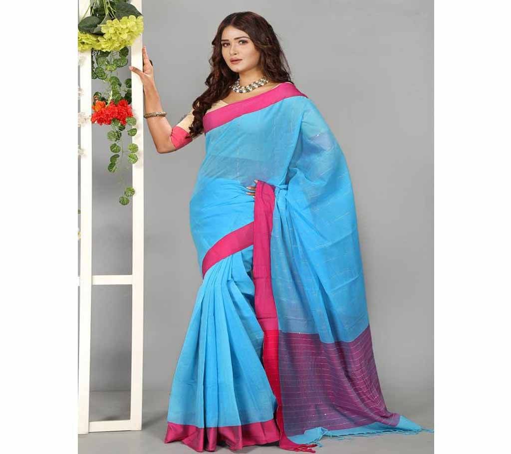 Coton Saree Cumki Saree 13 Haat With Blouse