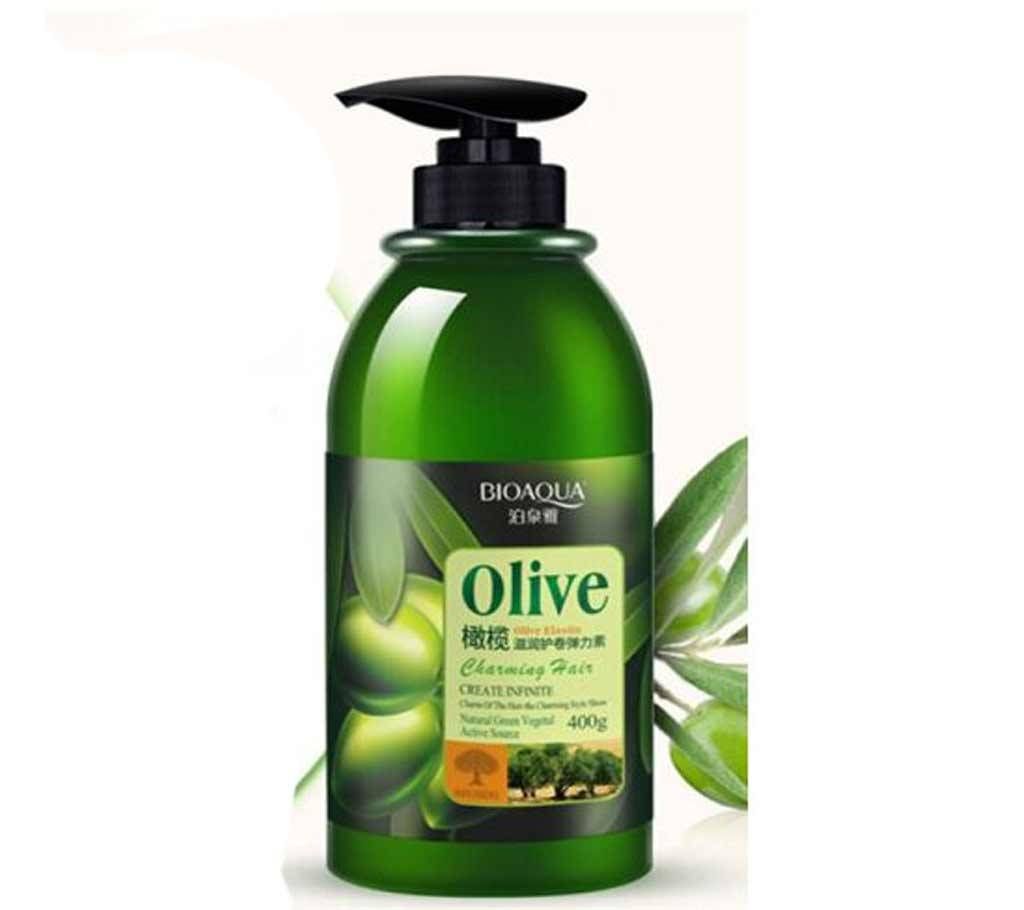 BIOAQUA Olive Shampoo & Contitioner Moisturizing Deep Repair All Nourishes Hair  (2 in 1 Shampoo & Conditioner) 400ml China 