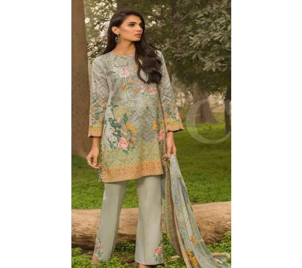 Unstitched Luxury Lawn Salwar Suits -C-29-UNC