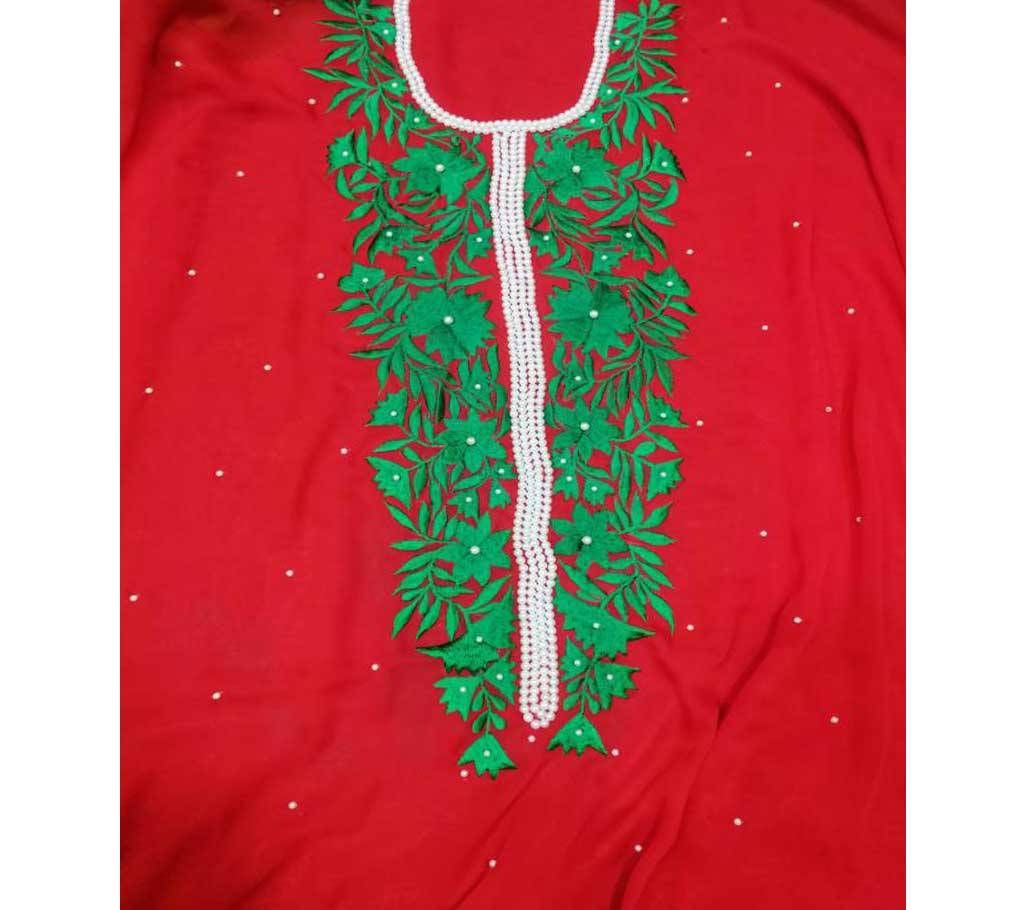 Unstitched georgette one pcs